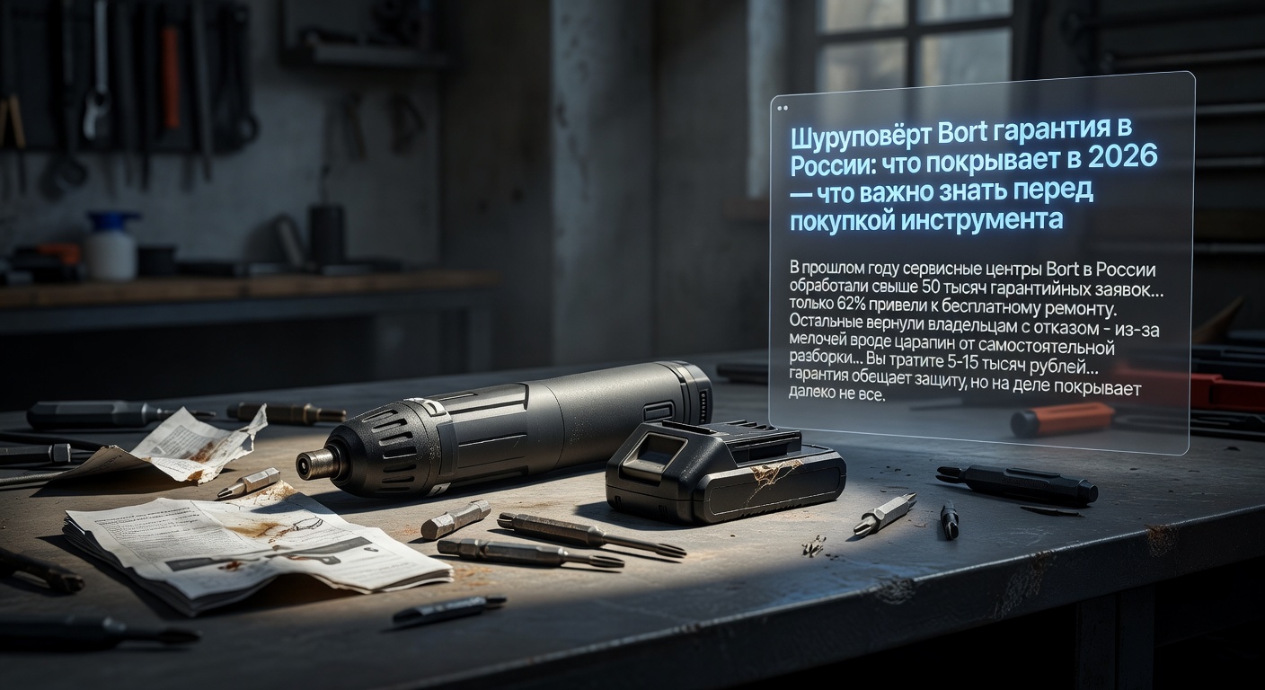 Шуруповёрт Bort гарантия в России: что покрывает в 2026 — что важно знать перед покупкой инструмента