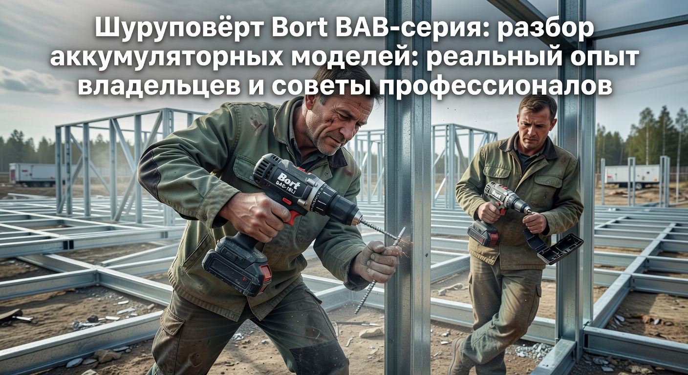 Шуруповёрт Bort BAB-серия: разбор аккумуляторных моделей: реальный опыт владельцев и советы профессионалов