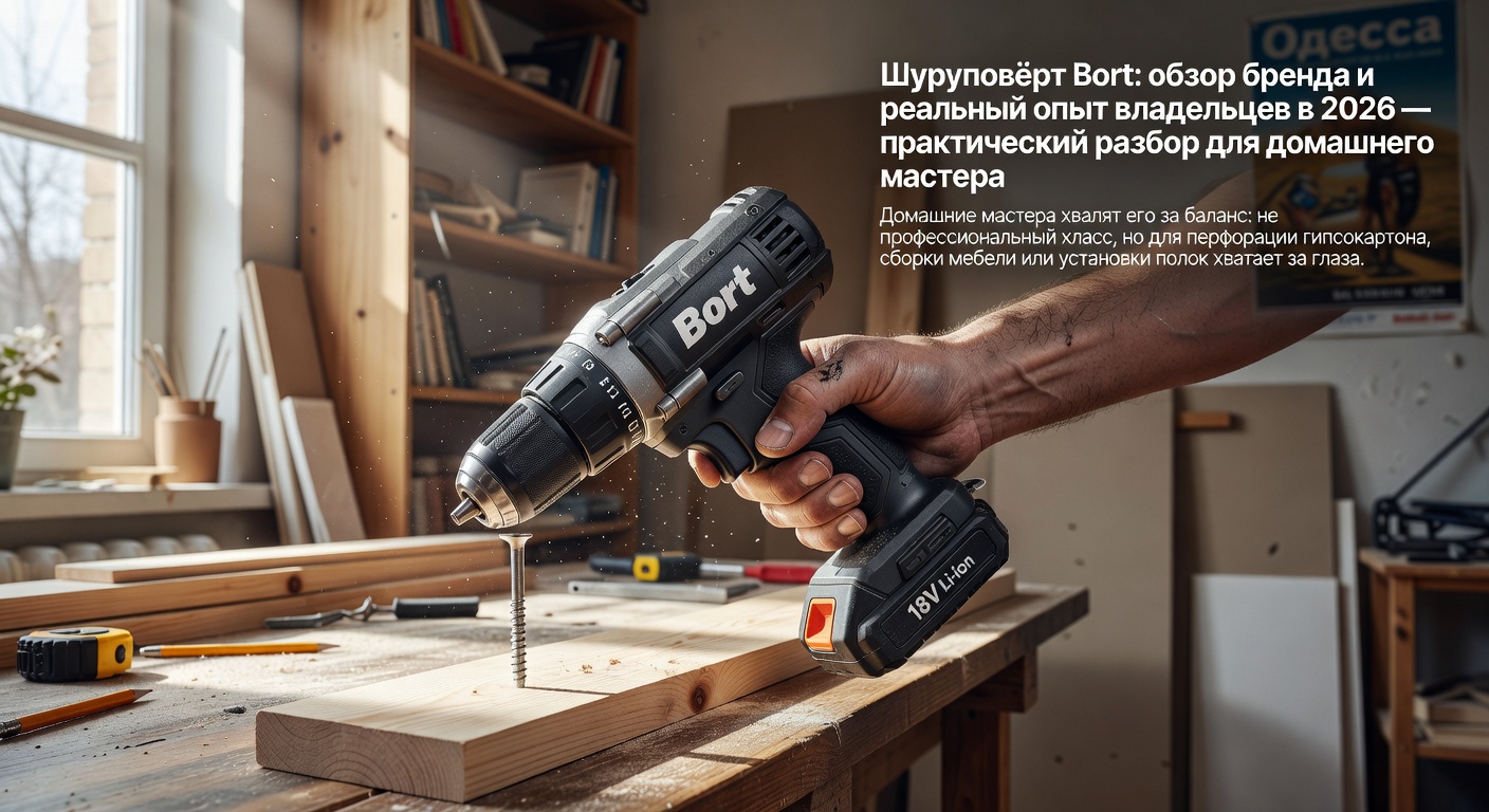 Шуруповёрт Bort: обзор бренда и реальный опыт владельцев в 2026 — практический разбор для домашнего мастера